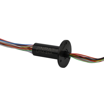 24 Circuit Slip Ring 240V 2A Gold Contact for Robotic Arm