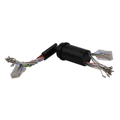 Capsule Ethernet Gigabit Ringe de glissement électrique transférant courant et signal