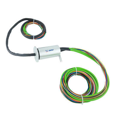 Résistance à l'isolation Puissance ≥ 1000MΩ 1000VDC Slipring avec des circuits Ethernet 2×10A 4×5A 2×100Mbps