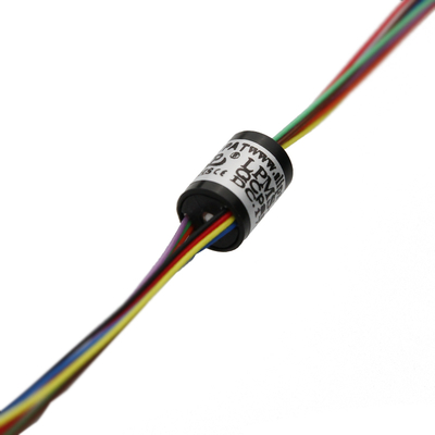 8 Circuit Capsule Slip Ring 1A 240VAC/DC Métal précieux