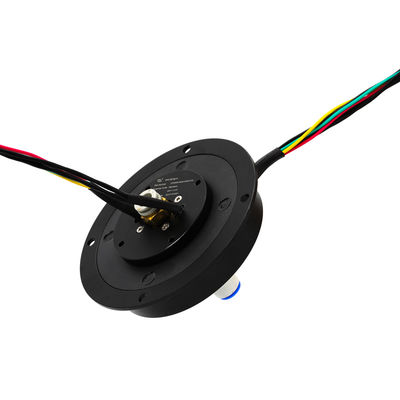 JINPAT Pancake Slip Ring avec 10 circuits 5A par circuit et une tension nominale 220VDC/AC pour les applications industrielles
