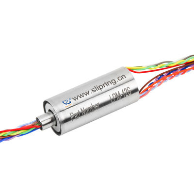 Bague collectrice compacte à 12 circuits pour signaux LVDS avec contact or-or