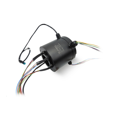 60mm ID Through Hole Slip Ring 6 Circuits Transmitting 15A Per Wire